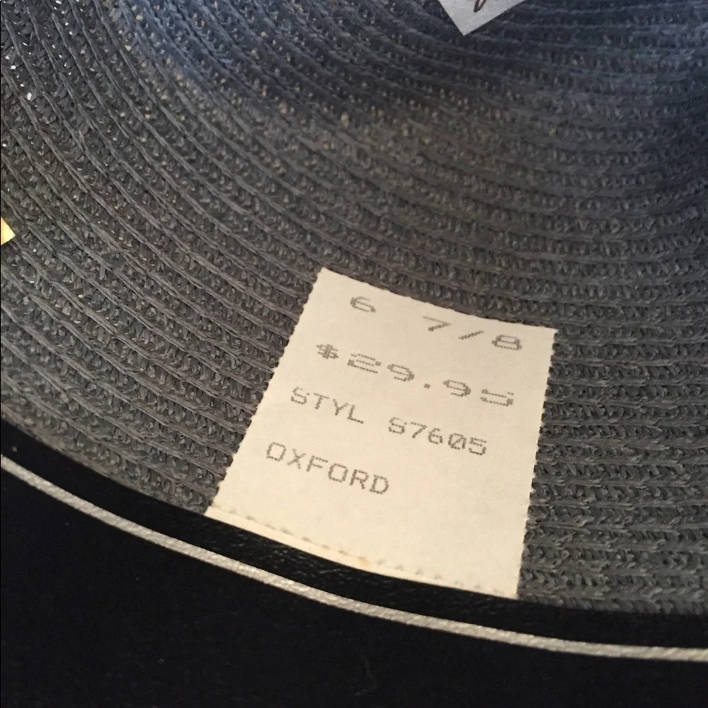 Vintage Fedora Hat Genuine Milan New Old Stock